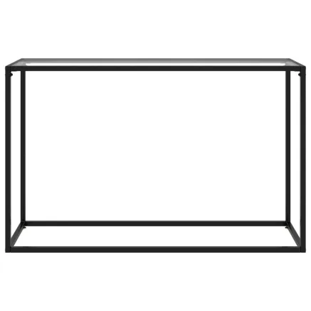 Table console Transparent 120x35x75 cm Verre trempé 2