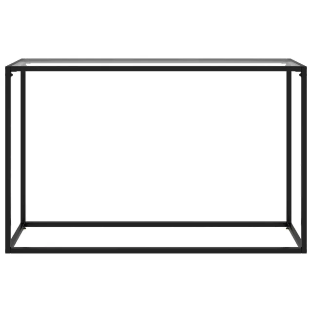 Table console Transparent 120x35x75 cm Verre trempé
