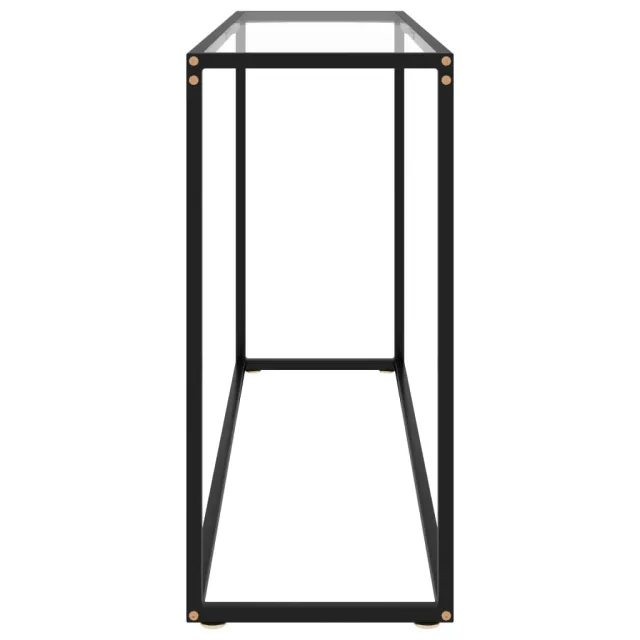 Table console Transparent 120x35x75 cm Verre trempé