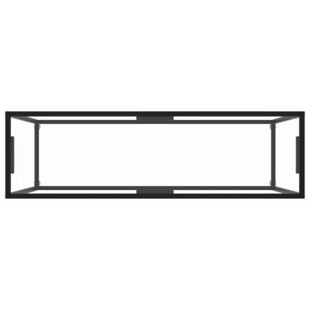 Table console Transparent 120x35x75 cm Verre trempé