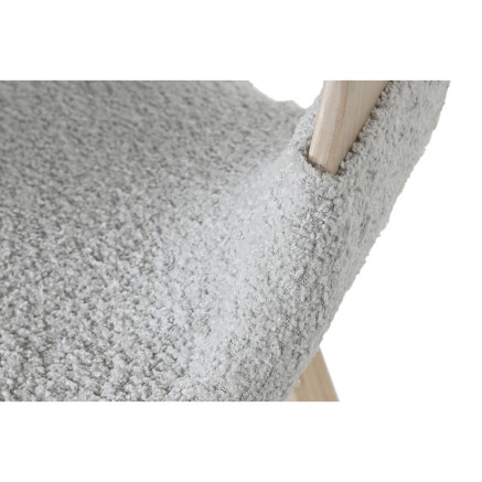 Keukenstoel Home ESPRIT Grijs Polyester Hout 55,5 x 67,5 x 80,5 cm 2