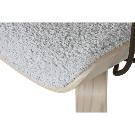 Sedia da Sala da Pranzo Home ESPRIT Grigio Poliestere Legno 51 x 55 x