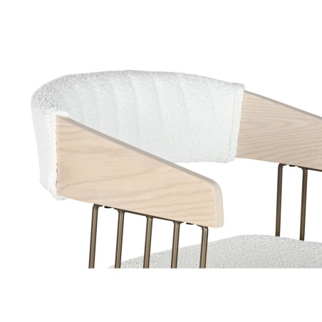 Sgabello Home ESPRIT Bianco Legno 51,5 x 47,5 x 94,5 cm