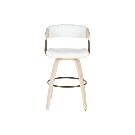 Sgabello Home ESPRIT Bianco Legno 51,5 x 47,5 x 94,5 cm