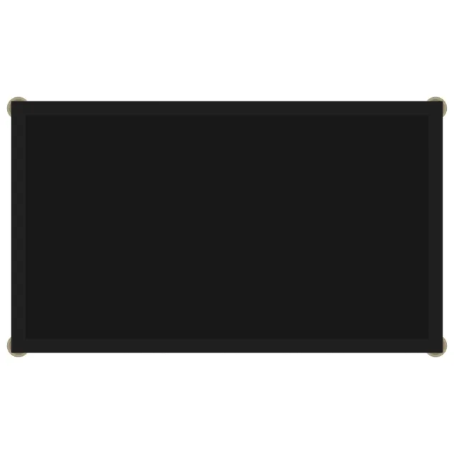 Table console Noir 60x35x75 cm Verre trempé