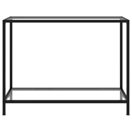 Table console Transparent 100x35x75 cm Verre trempé