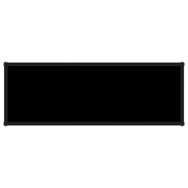 Table console Noir 100x35x75 cm Verre trempé