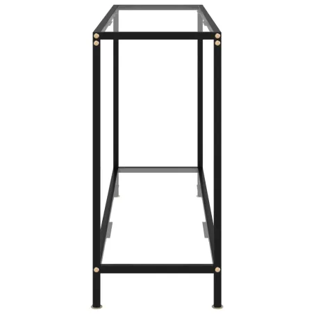 Table console Transparent 120x35x75 cm Verre trempé