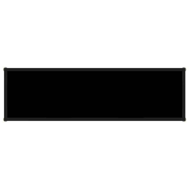 Table console Noir 120x35x75 cm Verre trempé