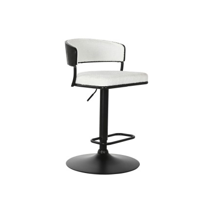 Taburete Home ESPRIT Blanco Metal 48,5 x 48 x 83,5 cm 2