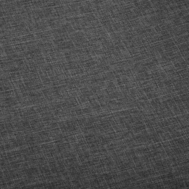 Chaises à manger lot de 2 gris foncé tissu