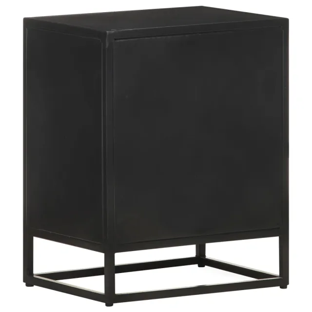 Table de chevet 40x30x50 cm Bois de manguier brut