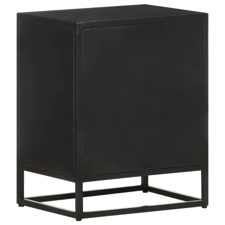 Table de chevet 40x30x50 cm Bois de manguier brut