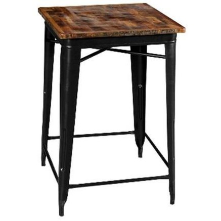 Mesa de Comedor Home ESPRIT Madera Metal 66 x 66 x 106 cm 66 x 66 x 10