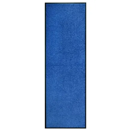 Paillasson lavable Bleu 60x180 cm