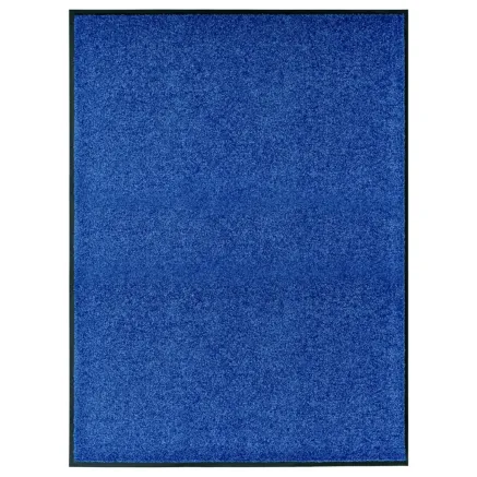 Paillasson lavable Bleu 90x120 cm