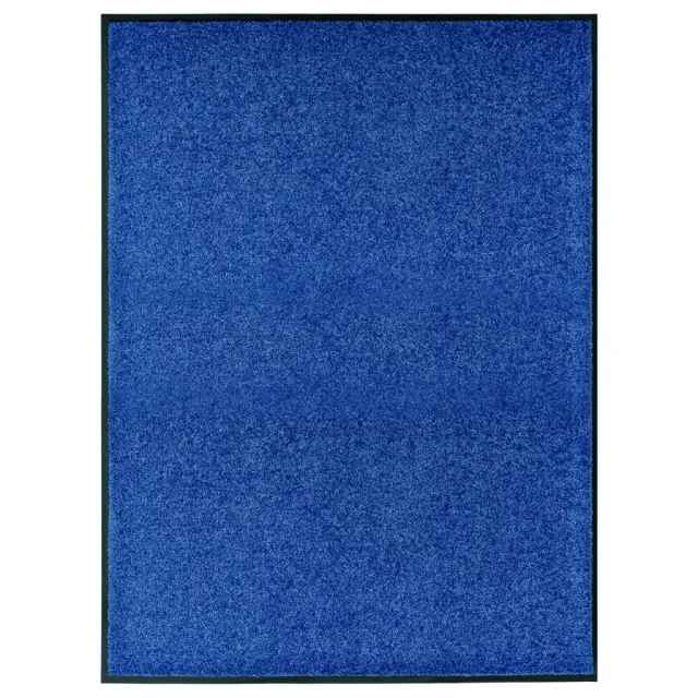 Paillasson lavable Bleu 90x120 cm