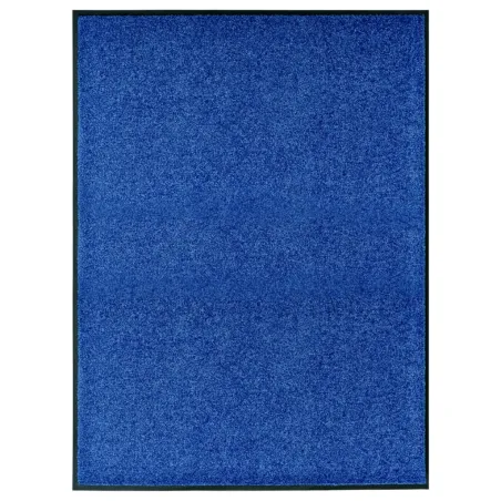 Paillasson lavable Bleu 90x120 cm