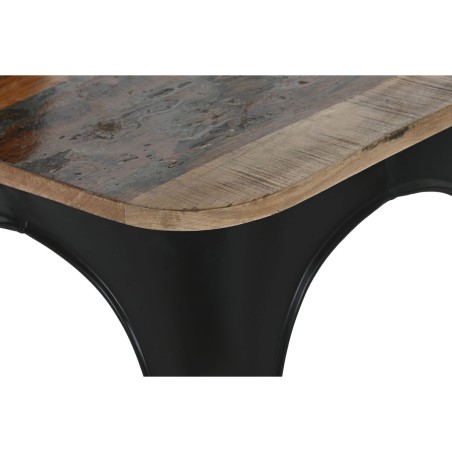 Chaise de Salle à Manger Home ESPRIT Noir Brun foncé Bois Métal 48