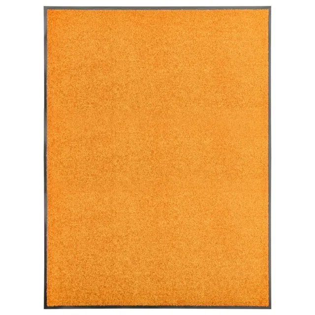 Paillasson lavable Orange 90x120 cm