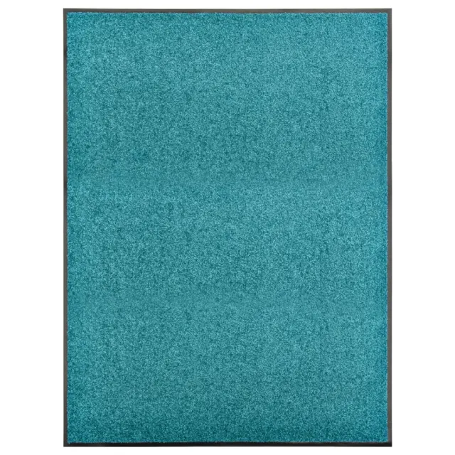 Paillasson lavable Cyan 90x120 cm