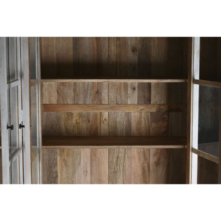 Stand Espositore Home ESPRIT Bianco Cristallo Legno di mango 200 x 45