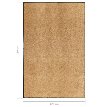 Paillasson lavable Crème 120x180 cm