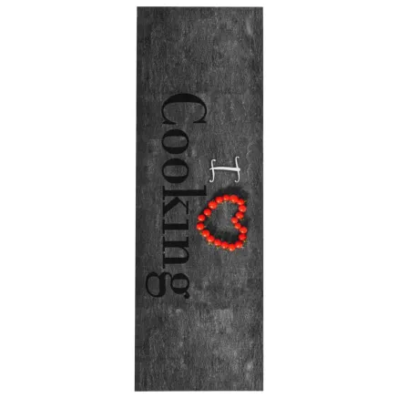 Tapis de sol de cuisine lavable Cooking 60x180 cm