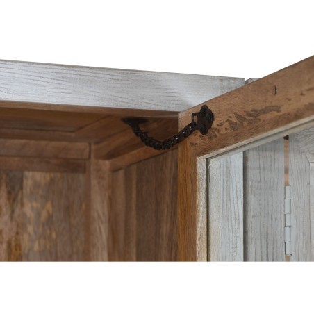 Stand Espositore Home ESPRIT Bianco Cristallo Legno di mango 200 x 45