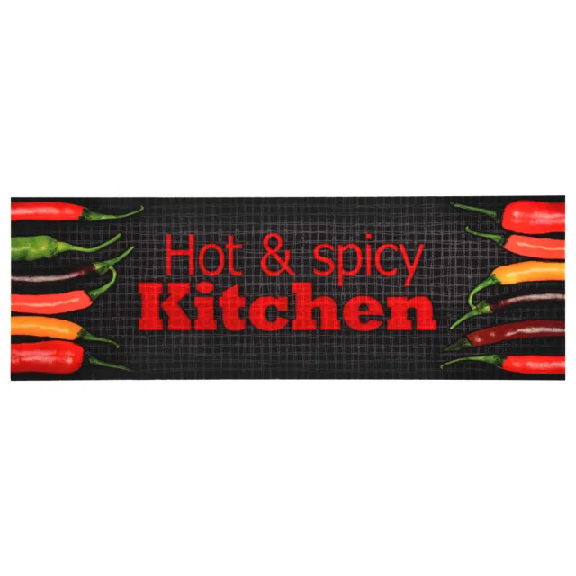 Tapis de sol de cuisine lavable Hot&Spicy 45x150 cm