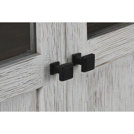 Aparador Home ESPRIT Blanco Cristal Madera de mango 175 x 45,2 x 105 c