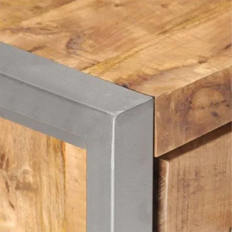 Buffet 60x35x70 cm Bois de manguier brut