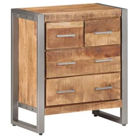 Buffet 60x35x70 cm Bois de manguier brut