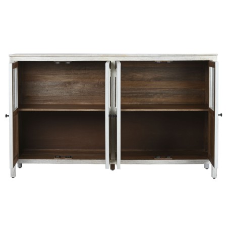 Dressoir Home ESPRIT Wit Kristal Mangohout 175 x 45,2 x 105 cm