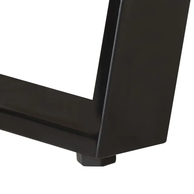 Bureau 107x45x79 cm Bois d'acacia solide avec bord naturel