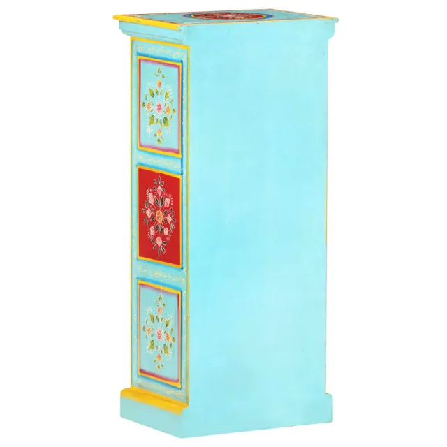 Buffet peint à la main 40x30x90 cm Bois de manguier solide