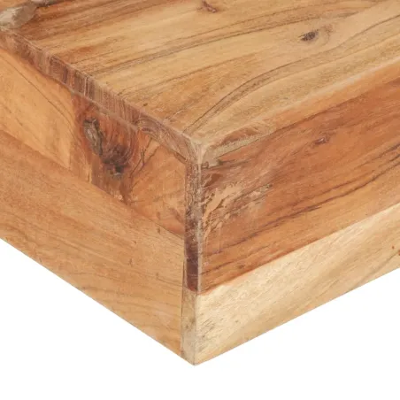 Table basse 80x80x28 cm Bois d'acacia massif