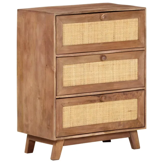 Buffet 61x35x76 cm Bois de manguier massif