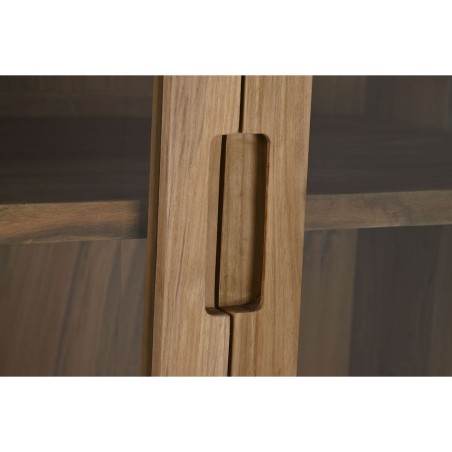 Vitrina Home ESPRIT Cristal Teca 80 x 45 x 190 cm