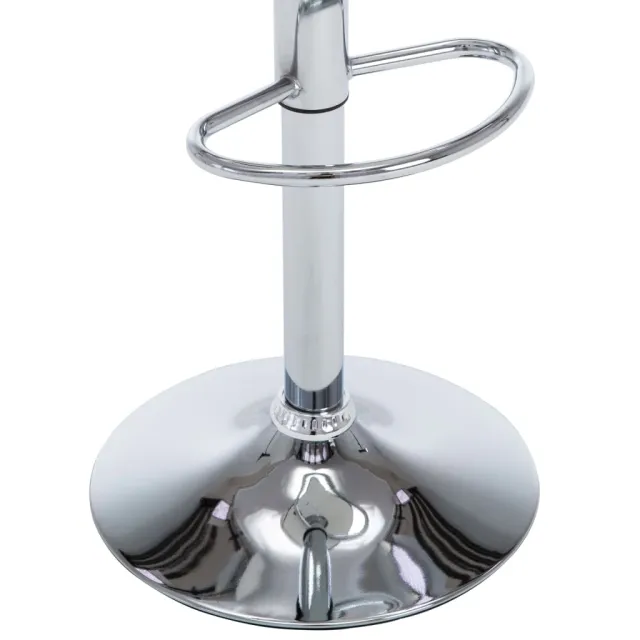 Tabourets de bar lot de 2 rouge bordeaux similicuir