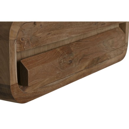 Nightstand Home ESPRIT Teak 50 x 40 x 17 cm 2