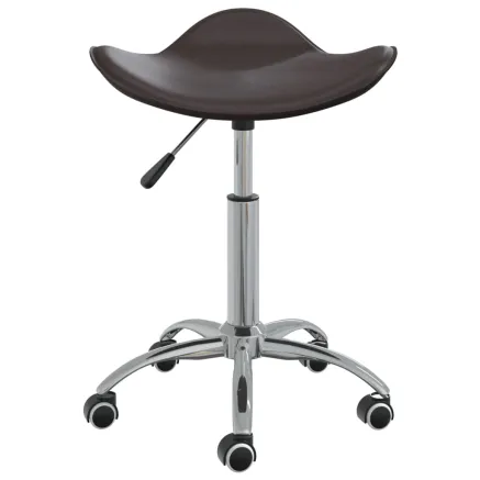 Tabouret de salon et spa Marron Similicuir 2