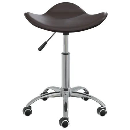 Tabouret de salon et spa Marron Similicuir
