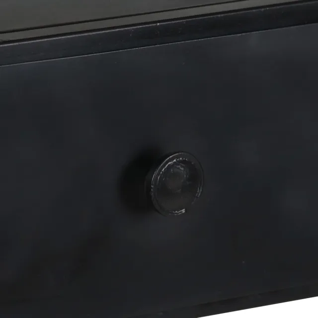 Bibliothèque 80x35x180 cm Bois de manguier brut et fer