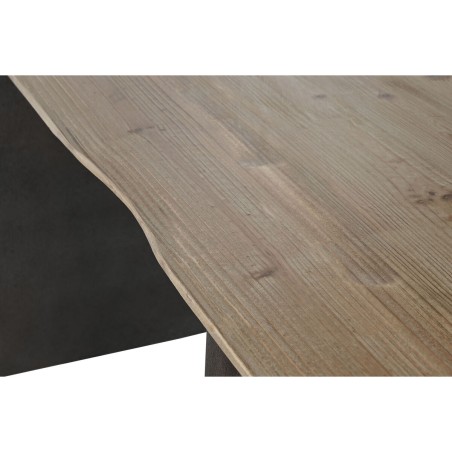 Mesa de Comedor Home ESPRIT Natural Marrón oscuro Abeto 200 x 90 x 75