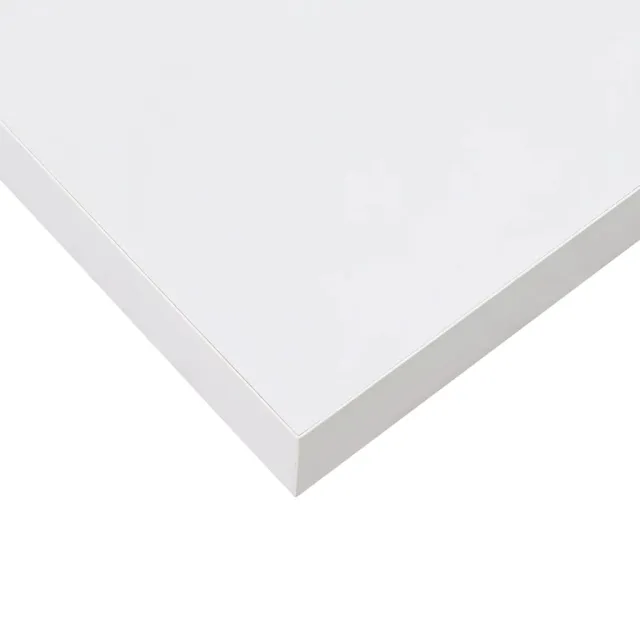 Étagère murale flottante Blanc brillant 23x23,5x3,8 cm MDF