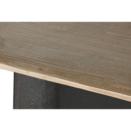 Tavolo da Pranzo Home ESPRIT Naturale Marrone scuro Abete 200 x 90 x 7