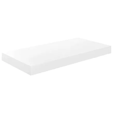 Étagère murale flottante Blanc brillant 50x23x3,8 cm MDF 2