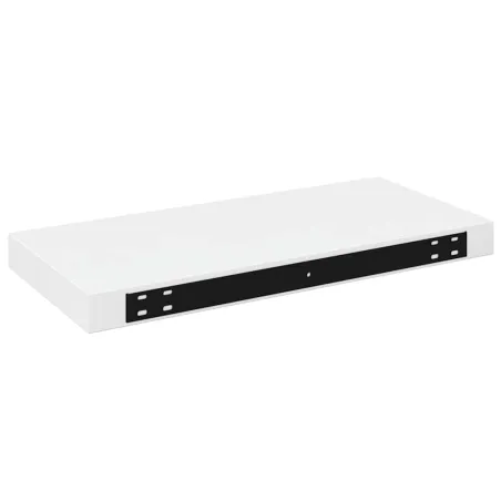 Étagère murale flottante Blanc brillant 50x23x3,8 cm MDF