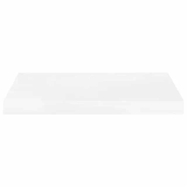 Étagère murale flottante 4 pcs Blanc brillant 50x23x3,8 cm MDF